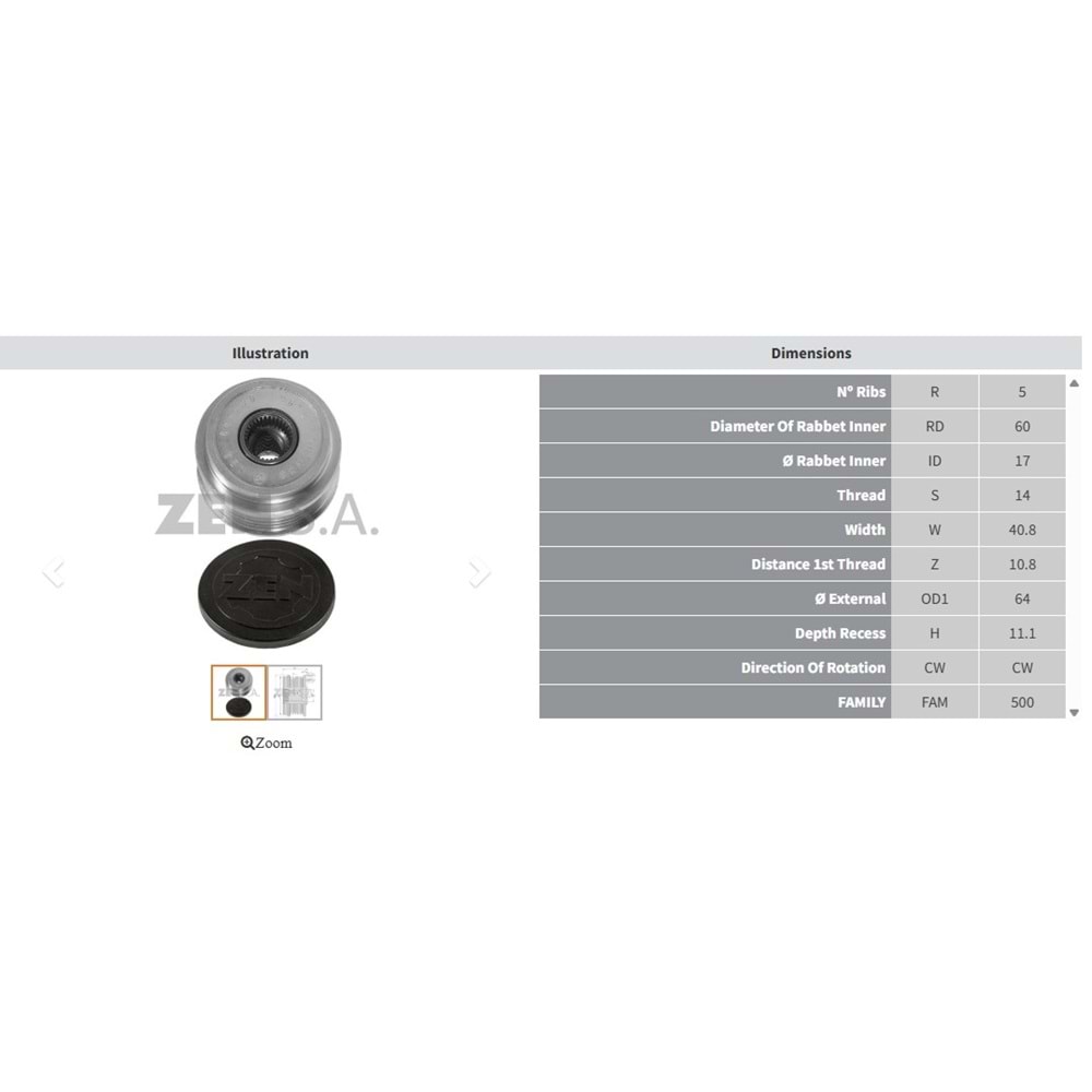 ALT. KASNAK ALFA ROMEO 159 - SPIDER / FIAT CROMA 2.4 D (5 KANAL)
