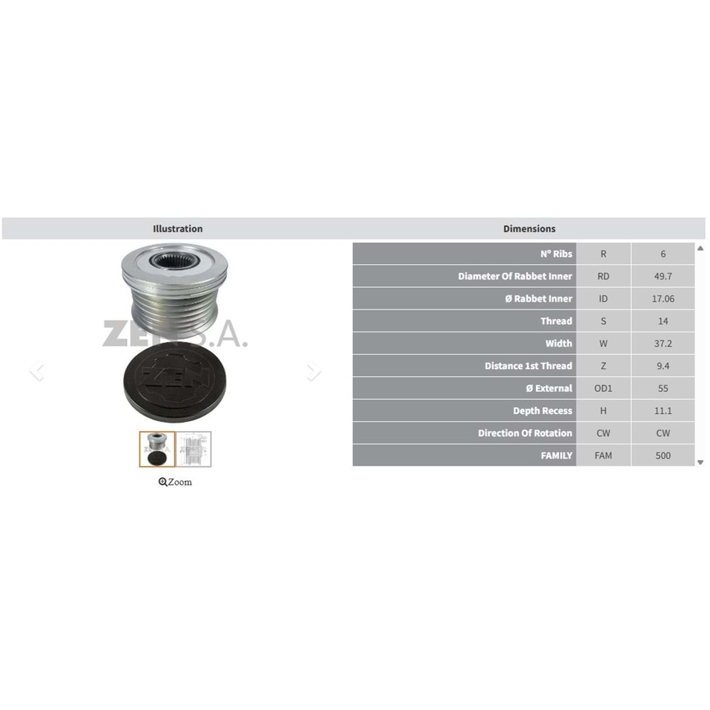 ALT. KASNAK BMW 220 - 320 - 328 - 520 - 528 - X1 2.0 / FORD FIESTA - TOURNEO COURIER 1.0 (6 KANAL)