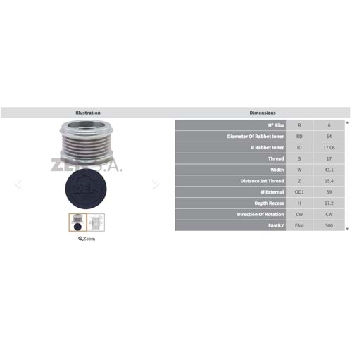ALT. KASNAK CITROEN BERLINGO 1.5 BLUEHDI - JUMPER 2.0 BLUEHDI / PEUGEOT 2008 - 3008 1.5 BLUEHDI - BOXER 2.0 BLUE