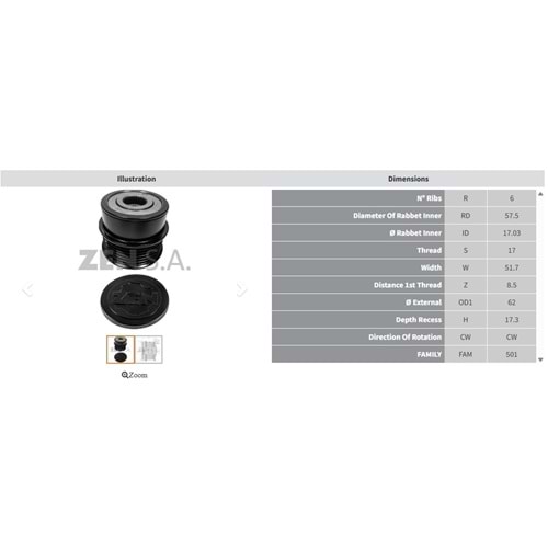 ALT. KASNAK HONDA H - RV - JAZZ - CITY 1.5 (6 KANAL BENZER ZEN-5520)