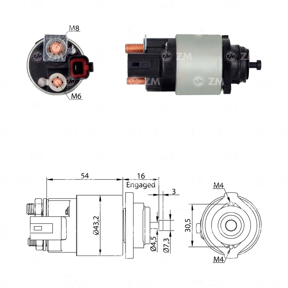 MARS OTOMATIGI 12V HYUNDAI ACCENT - ELENTRA - KONA - SONATA - TUSCON - VENUE / KIA K5 - RIO - SOUL - SPORTAGE