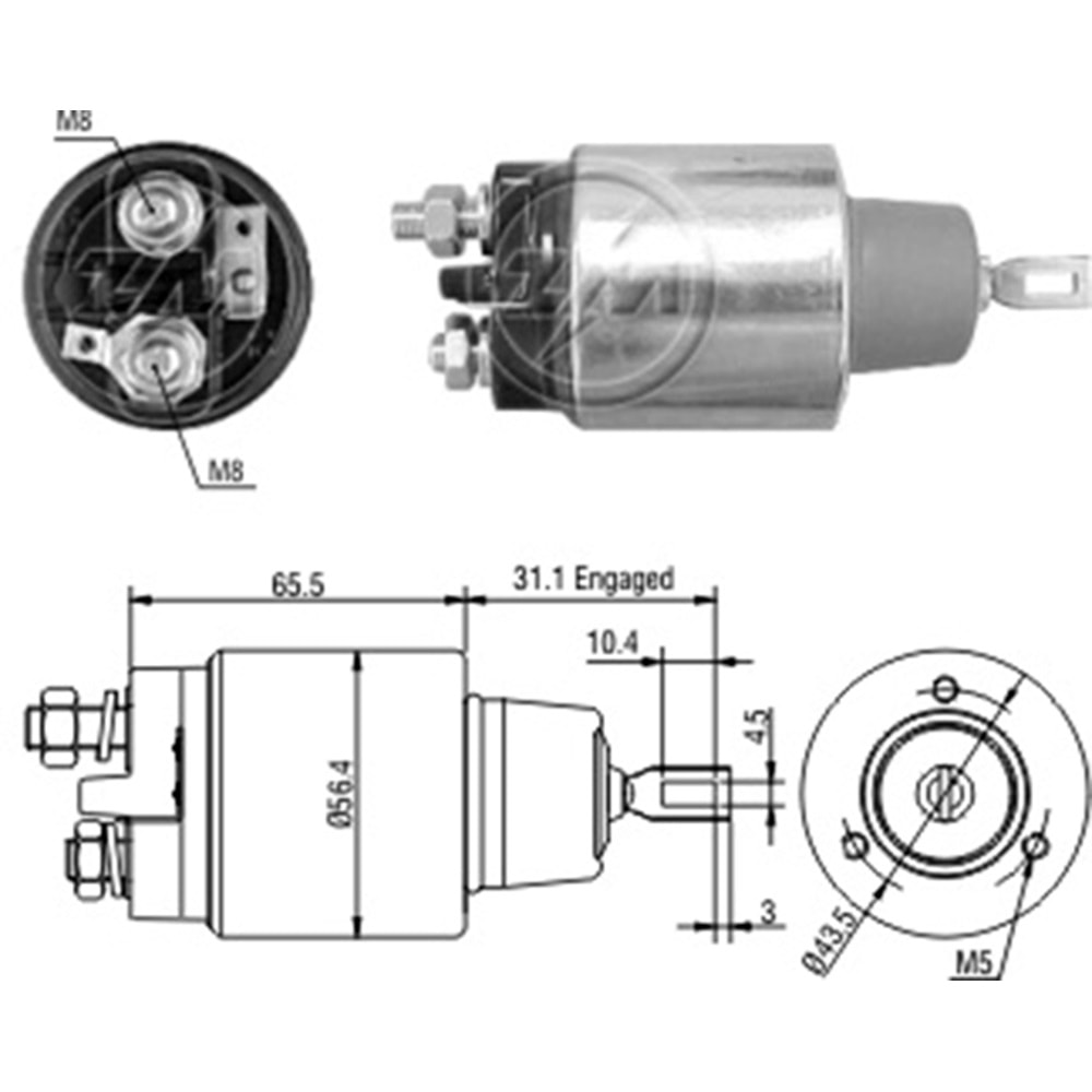 MARS OTOMATIGI 12V LAND ROVER - DEFENDER - DISCOVERY / RANGE ROVER (SBO-1575)