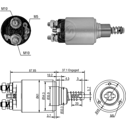 MARS OTOMATIGI 12V JOHN DEERE (Y.M. 230 SERIES)