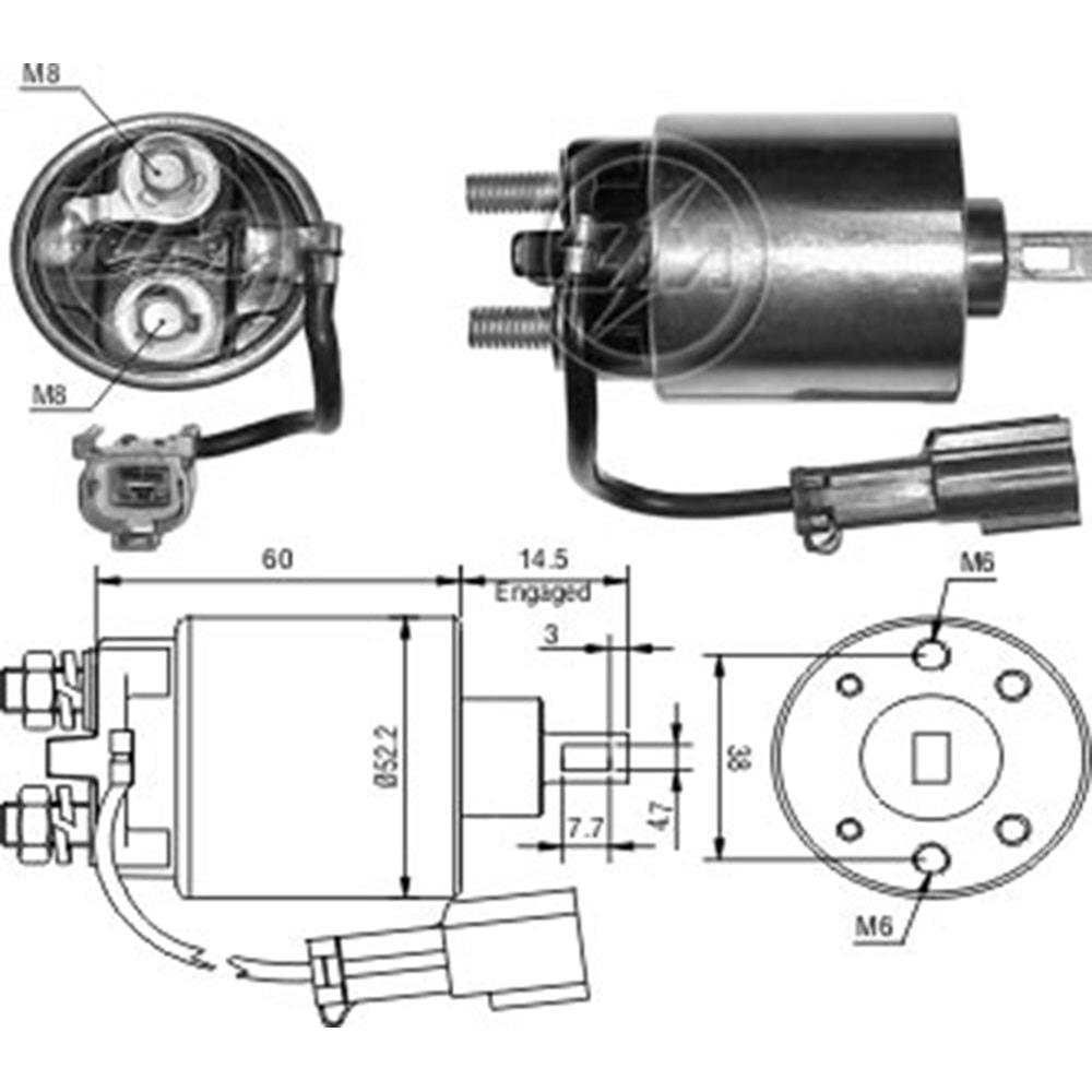 MARS OTOMATIGI 12V NISSAN MAXIMA - NX - PULSAR - SENTRA