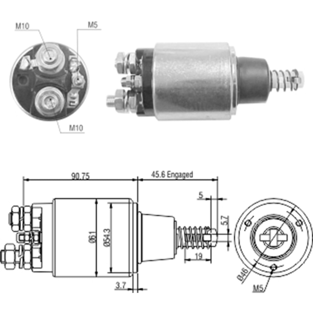 MARS OTOMATIGI 12V TRAMONTINI TRACTORES SERIES BRASIL