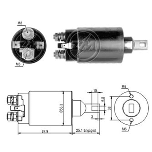 MARS OTOMATIGI 12V KIA MOTORS BESTA - BONGO K2500 - BONGO K2700 - PREGIO 2.7 D