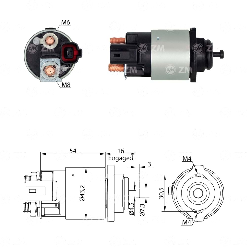 MARS OTOMATIGI 12V HYUNDAI GENESIS - KONA - SANTA FE - I30 / KIA OPTIMA - STINGER