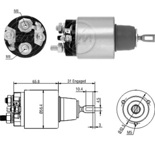 MARS OTOMATIGI 12V ALPINA ROADSTER / BMW 5 SERIES - 7 SERIES - 8 SERIES - X5 - Z8