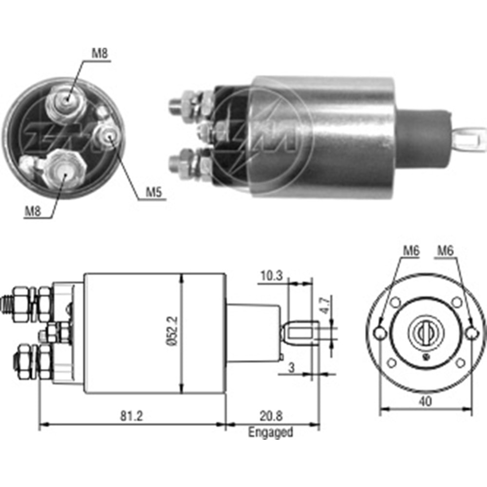 MARS OTOMATIGI 12V DEUTZ / FORD / MASSEY FERGUSON / PEUGEOT