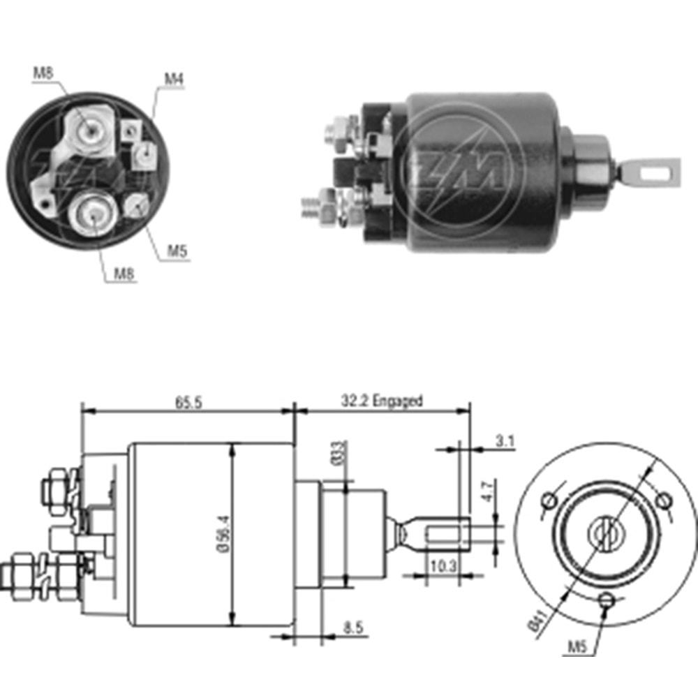 MARS OTOMATIGI 12V AUDI 80 - 100 / FORD PAMPA / VOLKSWAGEN PASSAT 1.5L