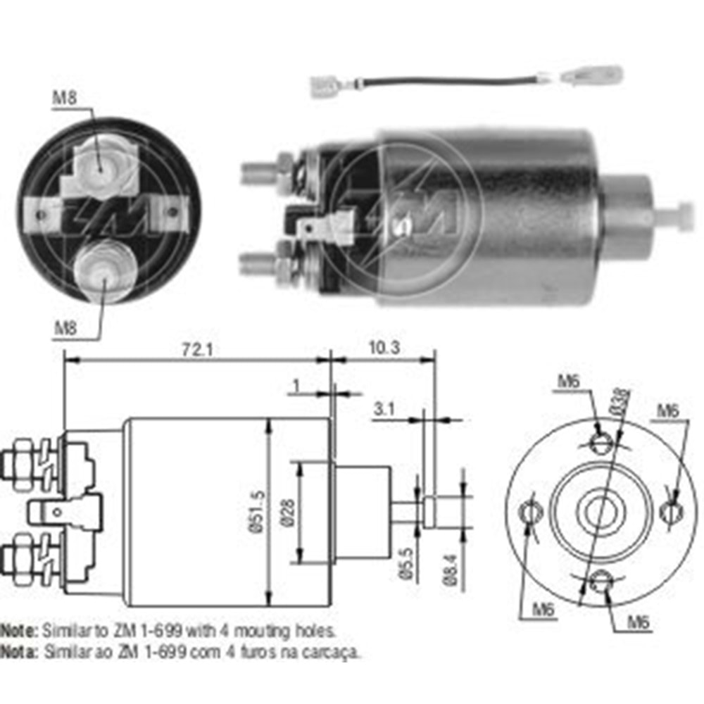 MARS OTOMATIGI 12V HYUNDAI ACCENT - ELANTRA - H100 - SONATA / MITSUBISHI COLT - GALANT - L200 - L300 - LANCER - PAJ