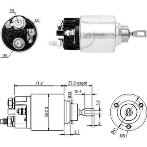 MARS OTOMATIGI 12V CITROEN BERLINGO - C3 - SAXO - XSARA / PEUGEOT 106 - 205 - 206 - 306 - PARTNER