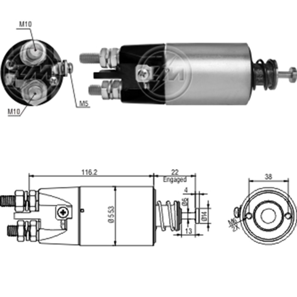 MARS OTOMATIGI 24V RENAULT XERAX / VOLVO 240