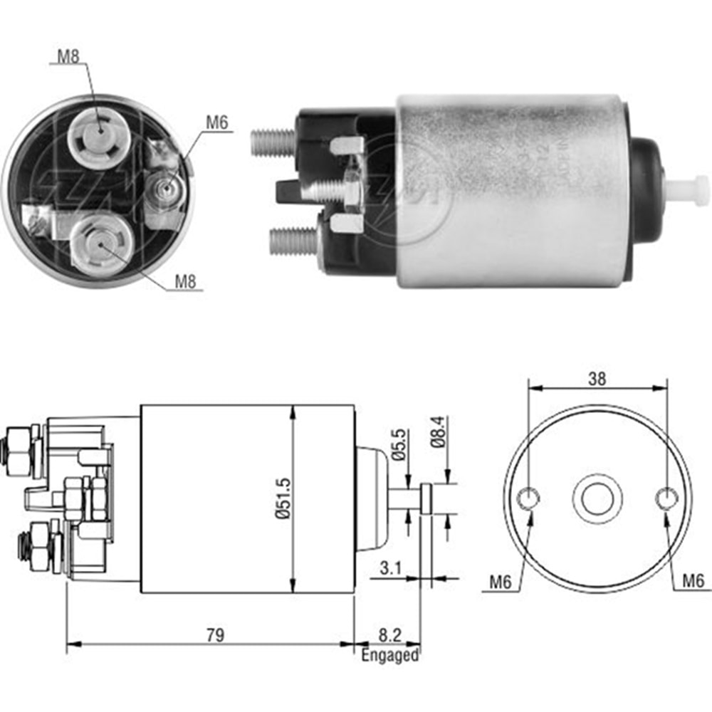MARS OTOMATIGI 12V ALFA ROMEO ALFA 147 - 156 - 159 / FIAT 1.9 JTD / GM - VAUXHALL / LANCIA / SAAB 9 - 3