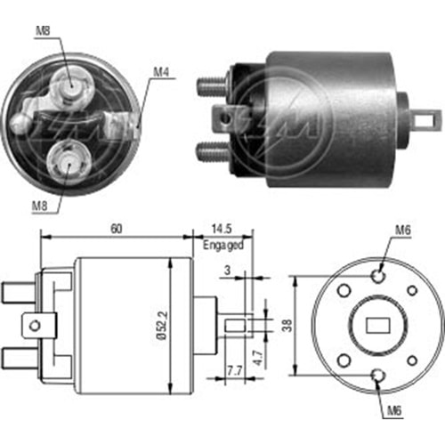 MARS OTOMATIGI 12V OPEL COMBO - CORSA - ASTRA 1.7 DIESEL (SHI-0411)