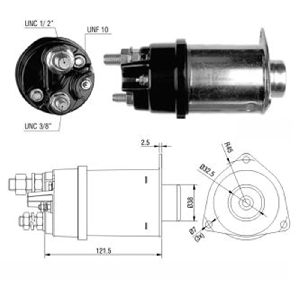 MARS OTOMATIGI 12V 37MT CUMMINS / FORD / GM