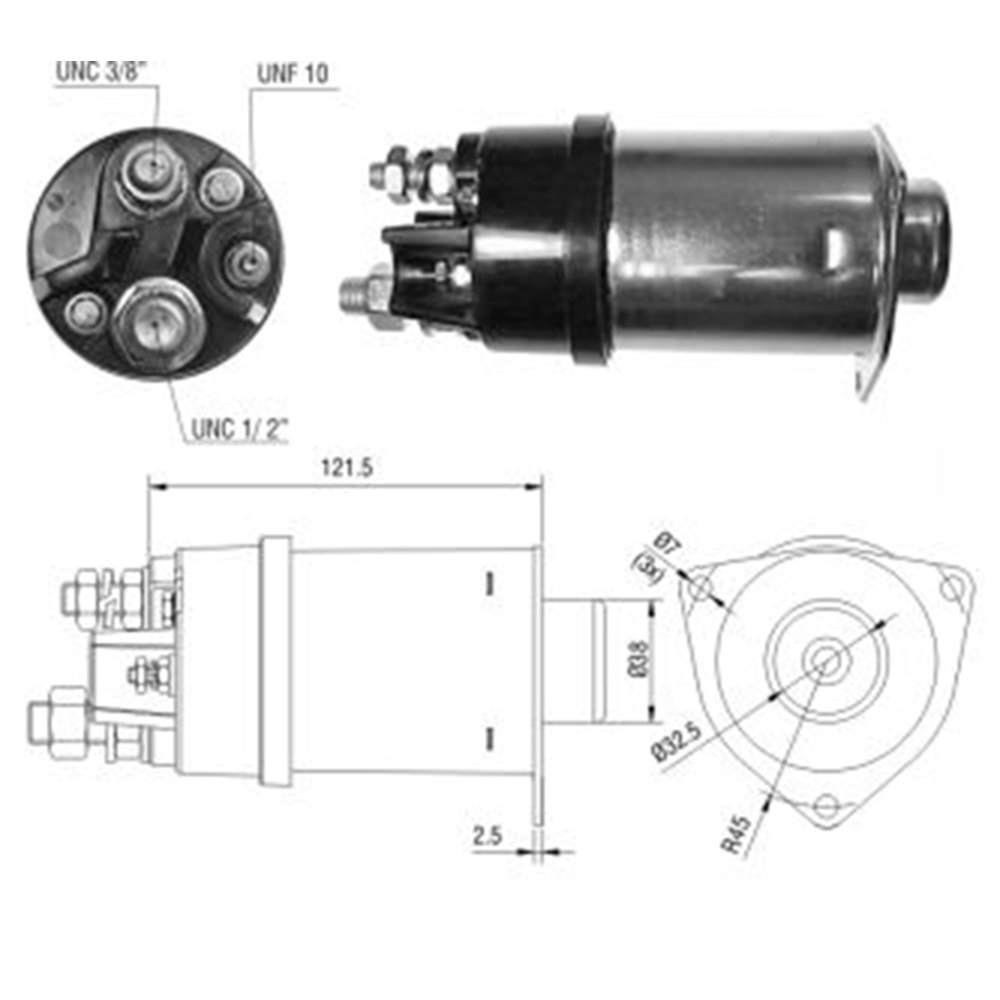 MARS OTOMATIGI 12V 37MT GM - CHEVROLET