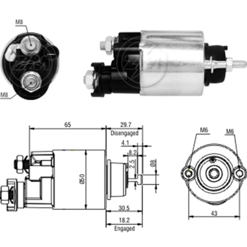 MARS OTOMATIGI 12V HONDA CIVIC 1.7L 2001 - 2005