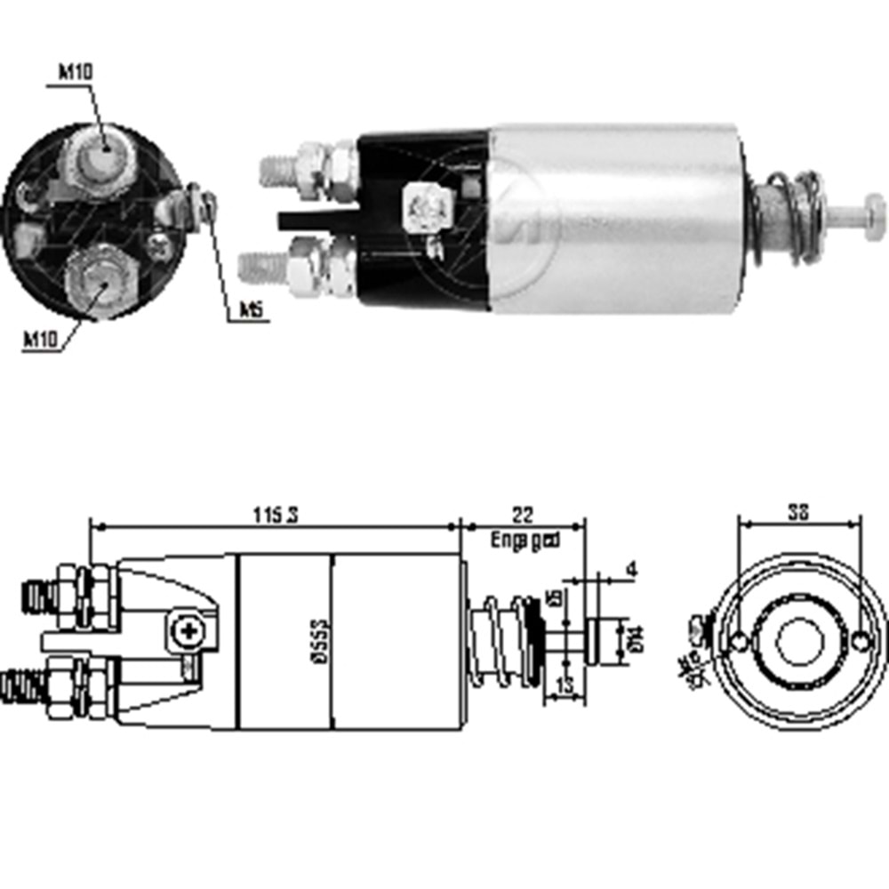 MARS OTOMATIGI 24V CUMMINS / RENAULT / VOLVO TIR (SMI-4897)