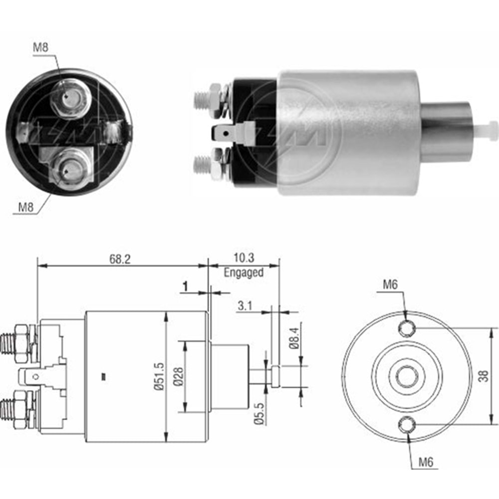 MARS OTOMATIGI 12V CITROEN C - CROSSER / MITSUBISHI ASX - COLT - LANCER - OUTLANDER / NISSAN MARCH