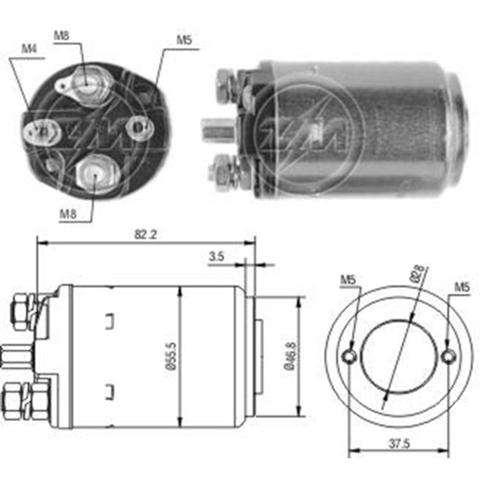 MARS OTOMATIGI 12V VOLKSWAGEN BRASILIA - GOL - KOMBI - SAVEIRO - SEDAN