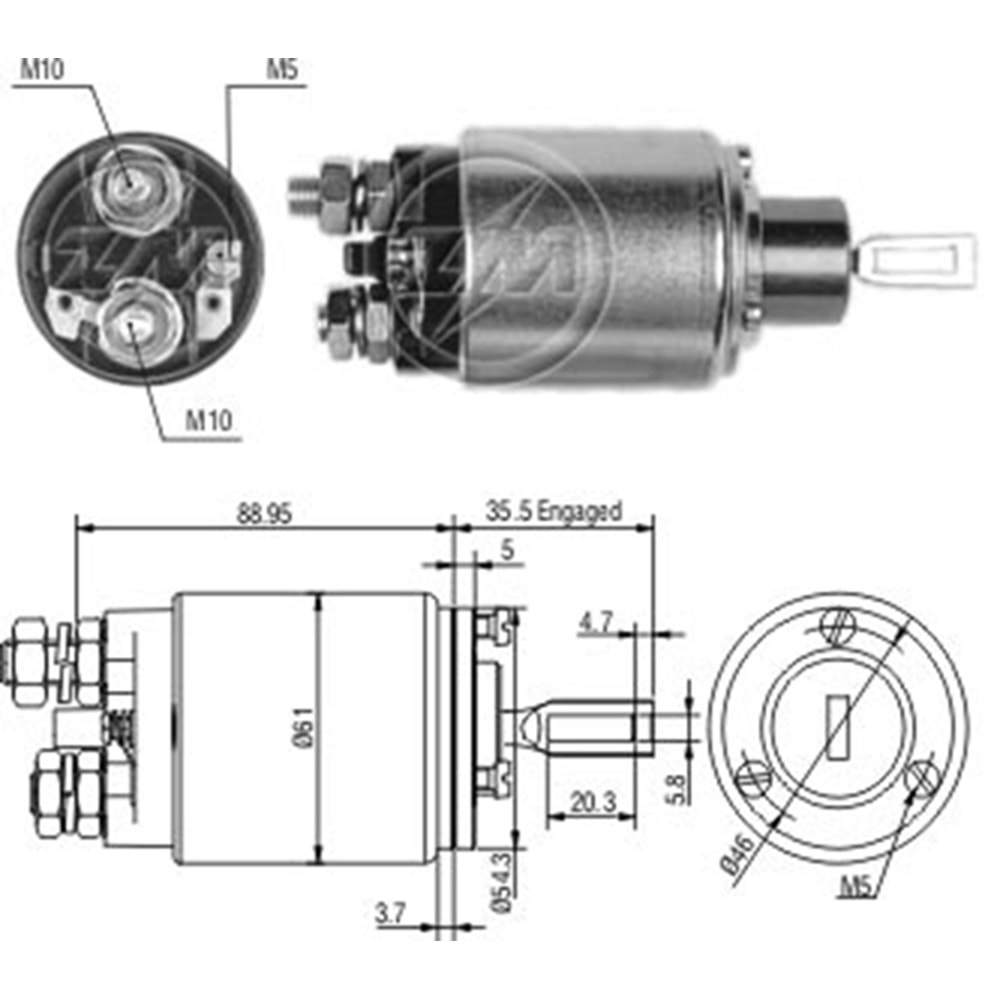 MARS OTOMATIGI 12V CASE / JOHN DEERE / MASSEY FERGUSON / MERCEDES-BENZ