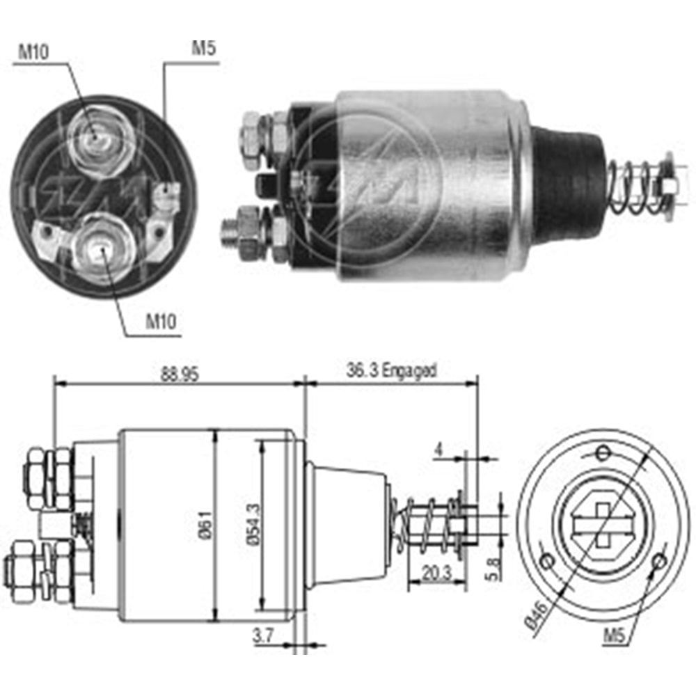 MARS OTOMATIGI 24V FIATALLIS AD 7 B - FD 9 - FR 10 B - FR 12 B