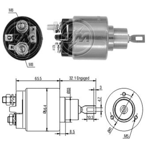 MARS OTOMATIGI 12V VOLKSWAGEN / ALFA ROMEO / FIAT TEK FISLI (CBS-B604 - SBO-0573)