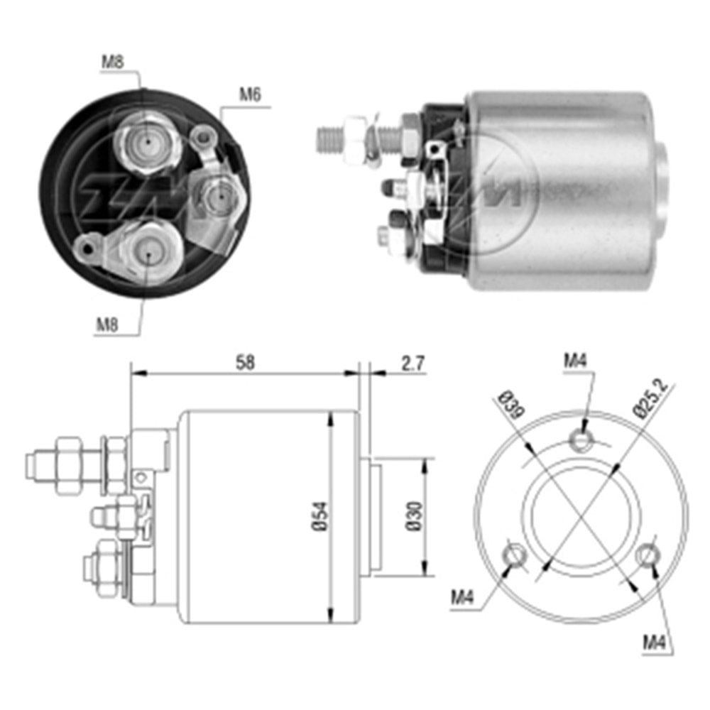 MARS OTOMATIGI 12V OPEL / MERCEDES-BENZ / RENAULT (SVA-0590)