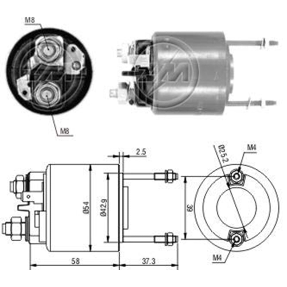 MARS OTOMATIGI 12V RENAULT 9 - 12 ESKI MODEL (CBS-P511 - SVA-0592)