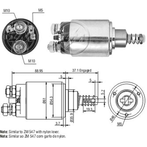 MARS OTOMATIGI 24V MERCEDES-BENZ L 1317 - 1517 - O 371 - OF 1115 - 1315 - 1318 - 1721 - OH 1315 - 1621