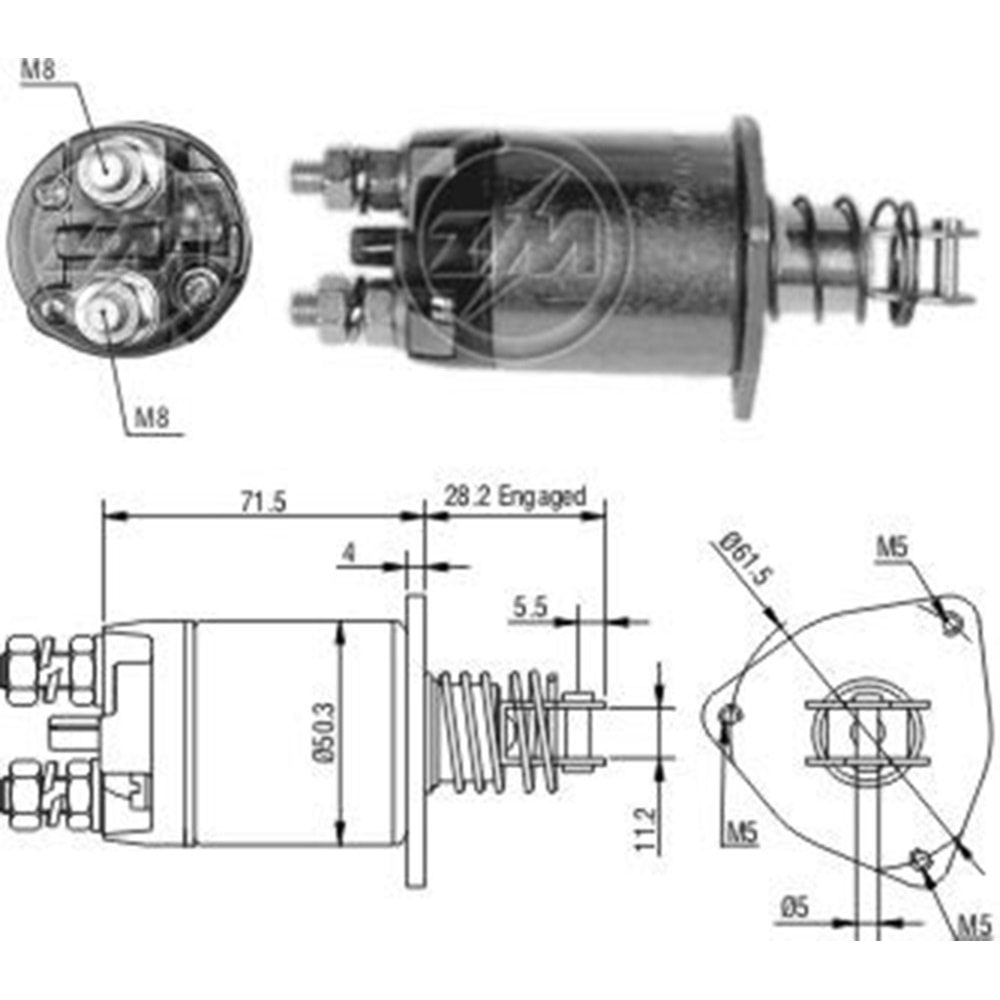 MARS OTOMATIGI 12V FIAT 850 - 900 / SEAT 133