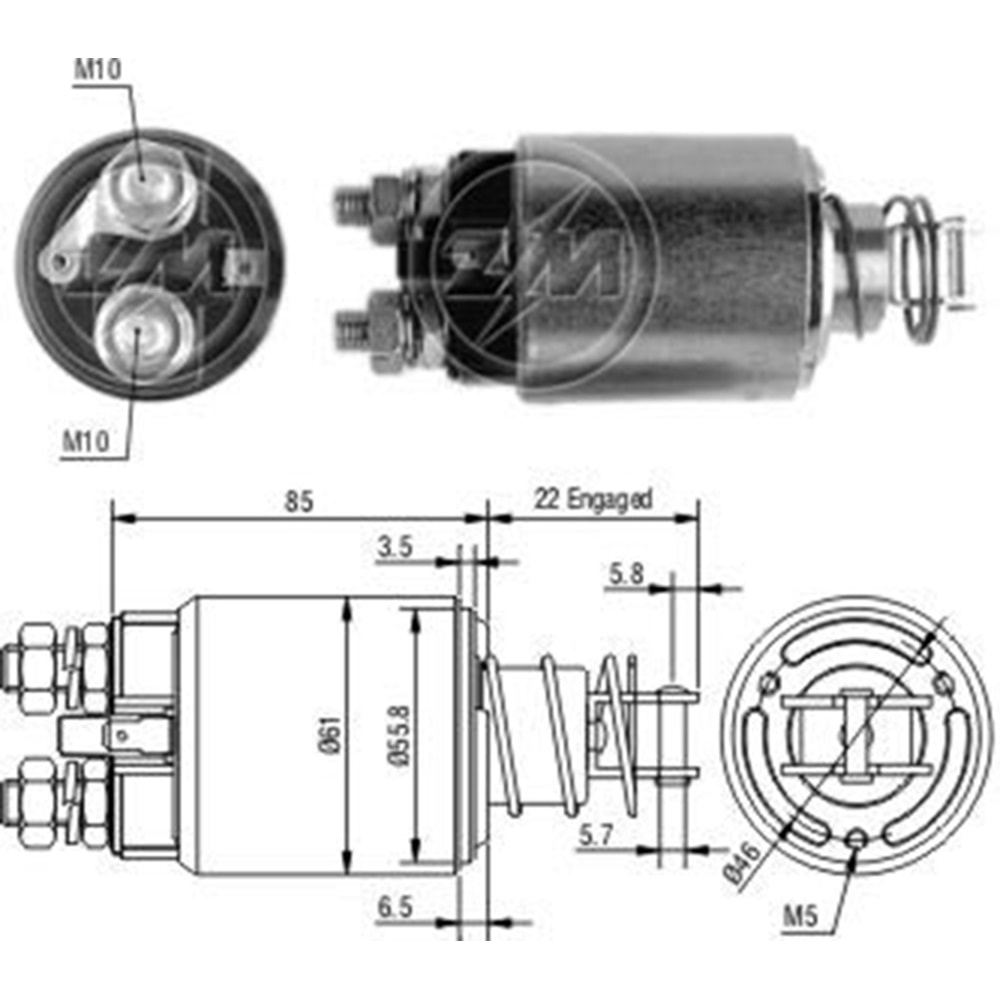 MARS OTOMATIGI 24V FIAT / IVECO (BMM PISTONLU) (SMA-0657)