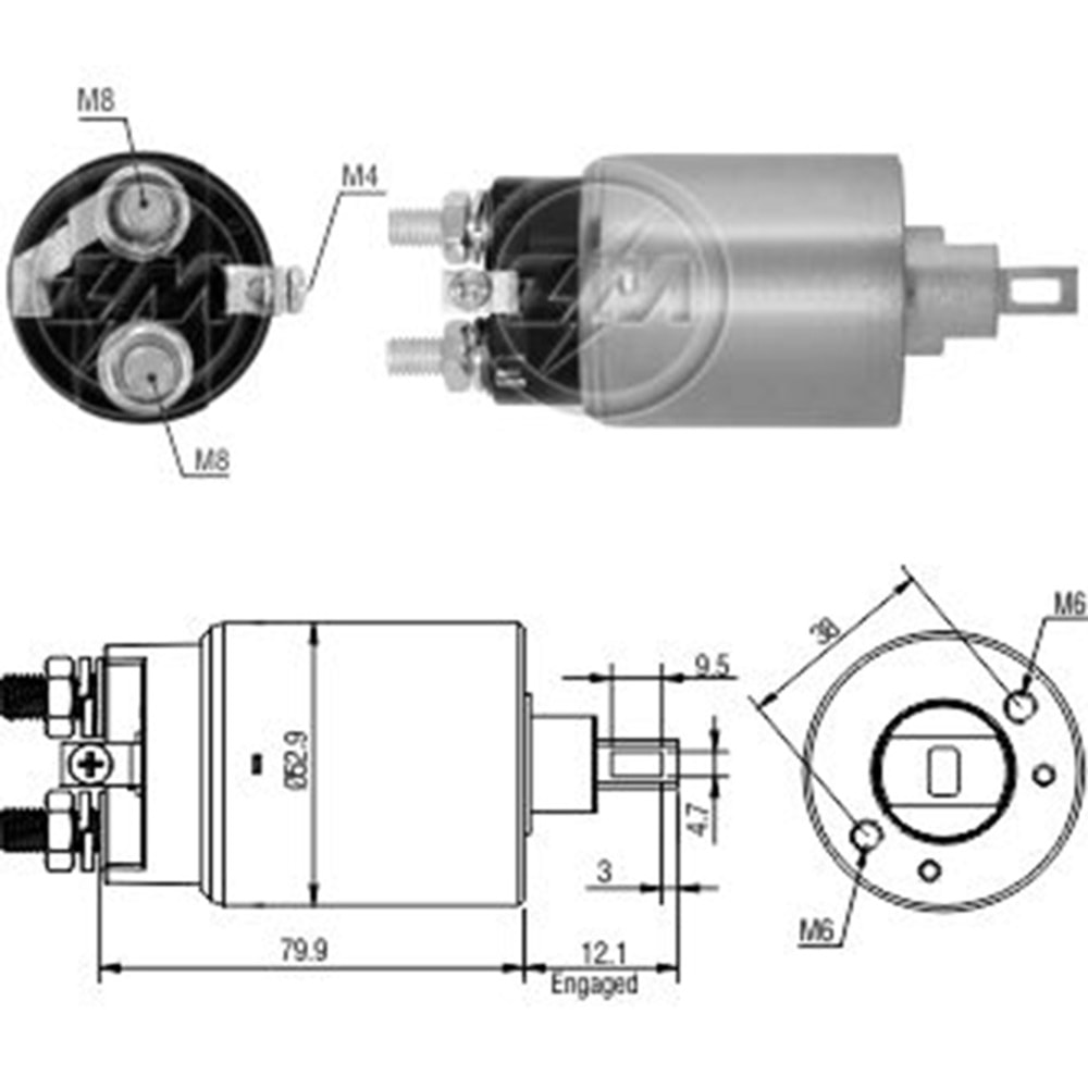 MARS OTOMATIGI 12V NISSAN TRUCK - UD - UD 1300 - UD 1400