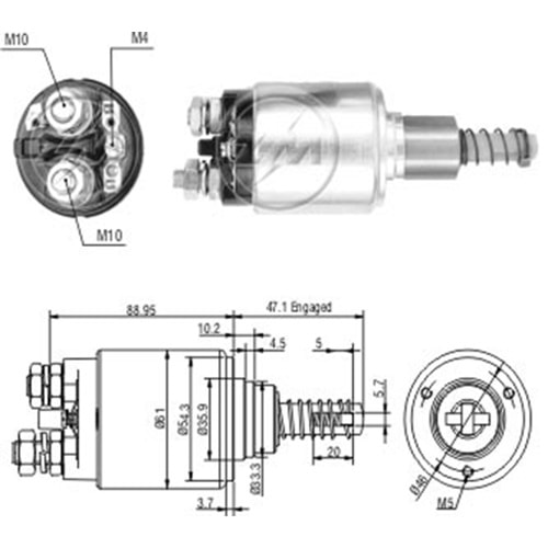 MARS OTOMATIGI 12V FIAT-IVECO 110 - 13 - 130 - 13 - 75 - 9 - 80 - 13 - 80 - 9 - 90 - 13