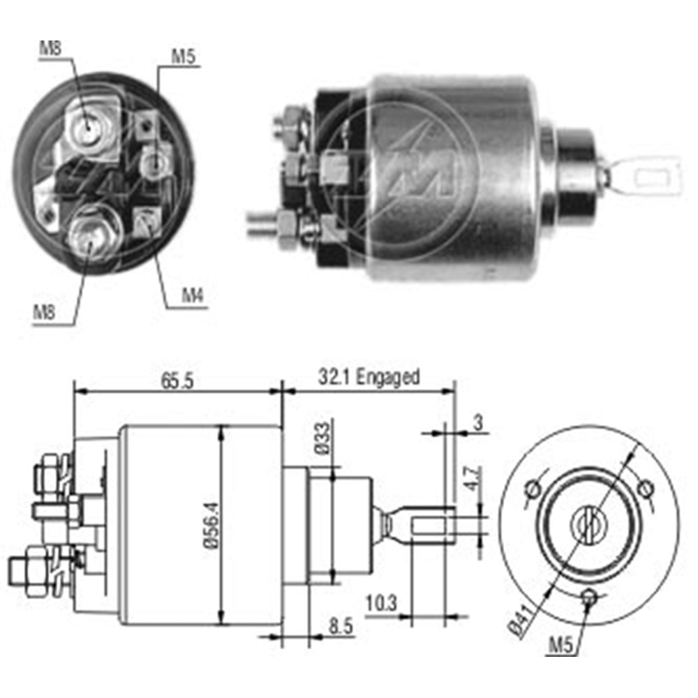 MARS OTOMATIGI 12V PORSCHE 924 - 944