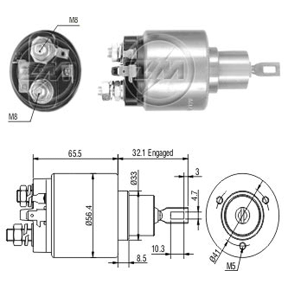 MARS OTOMATIGI 12V FORD ESCORT / VOLKSWAGEN POLO / GOLF / JETTA / PASSAT / AUDI 80 - 100 - A6 - A8