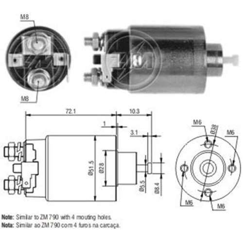 MARS OTOMATIGI 12V MITSUBISHI 1.6 AND 2.0 - DODGE - HYUNDAI - PLYMOUTH 1.4 AND 2.7 - SUZUKI SAMURAI