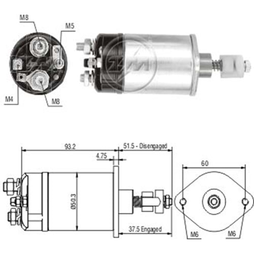 MARS OTOMATIGI 12V FORD FALCON - FAIRLANE - PICK-UP - F1000 - TRUCKF350 - F600 - TAURUS - SIERRA