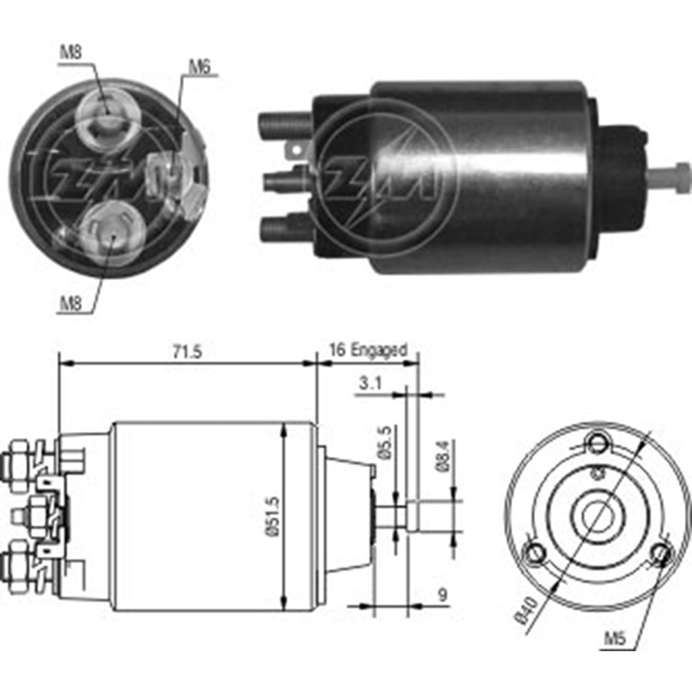 MARS OTOMATIGI 12V DAEWOO LANOS - LEGANZA - NUBIRA