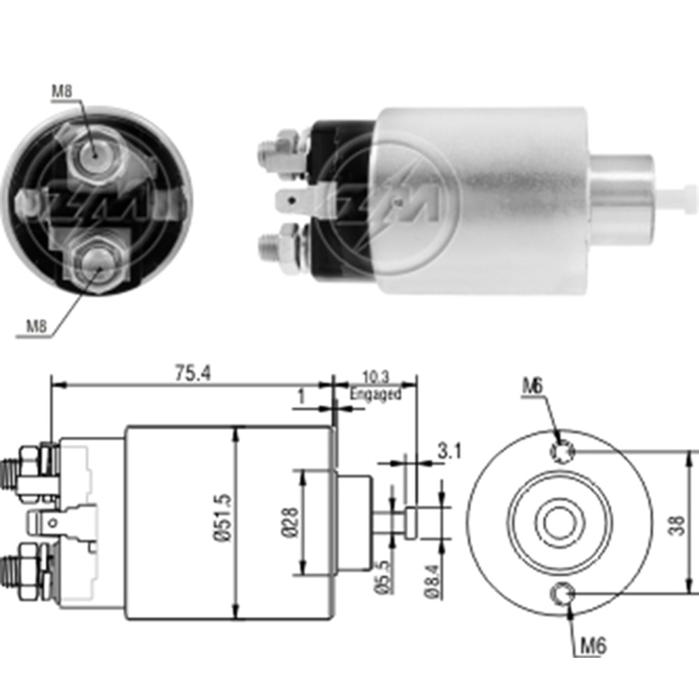 MARS OTOMATIGI 12V JAC MOTORS J3