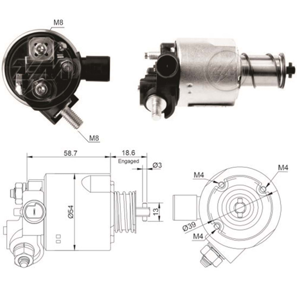 MARS OTOMATIGI 12V CADILLAC / GM-CHEVROLET / GMC