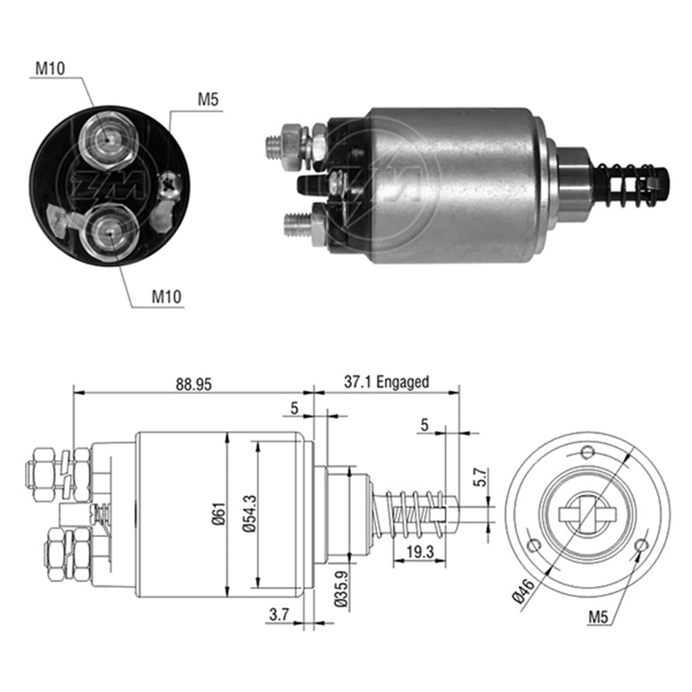 MARS OTOMATIGI 24V CASE / FIAT-IVECO / FIATALLIS / FORD / KOMATSU / MERCEDES-BENZ / VOLKSWAGEN / VOLVO