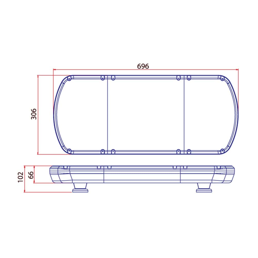TRAFIK IKAZ LAMBASI LED YESIL KOMPLE SEFFAF