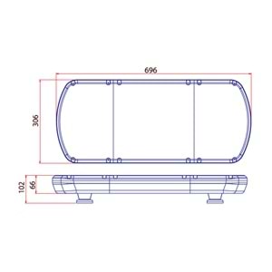 TRAFIK IKAZ LAMBASI LED YESIL KOMPLE SEFFAF