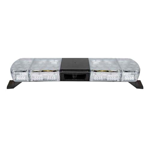 TRAFIK IKAZ LAMBASI LED SARI-KIRMIZI HOPARLORLU 119 CM KOMPLE SEFFAF