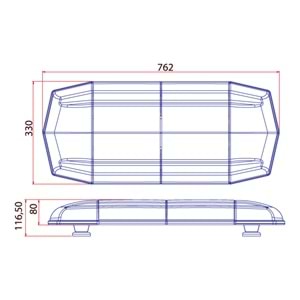 TRAFIK IKAZ LAMBASI LED MAVI-KIRMIZI