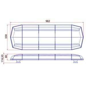 TRAFIK IKAZ LAMBASI LED SARI-KIRMIZI