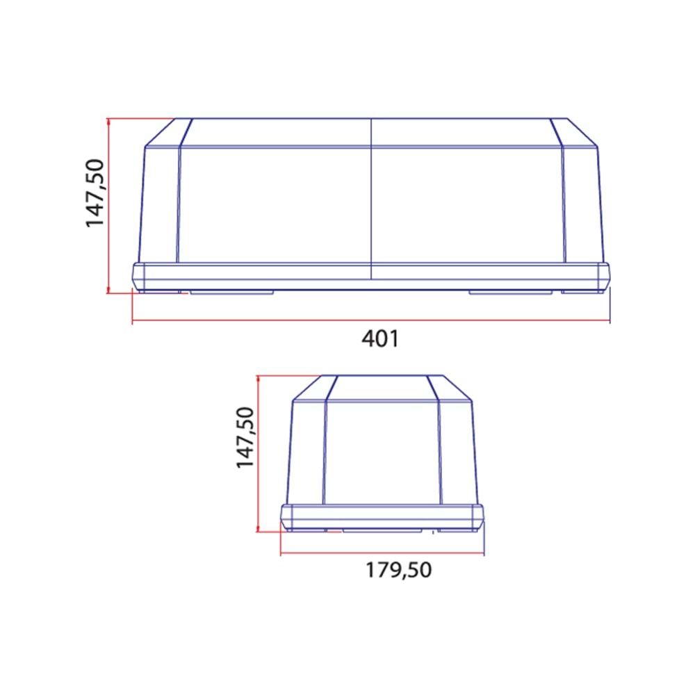 DONER LAMBA GALAKSI MIKNATISLI TRAFIK 12V H3 SARI-MAVI
