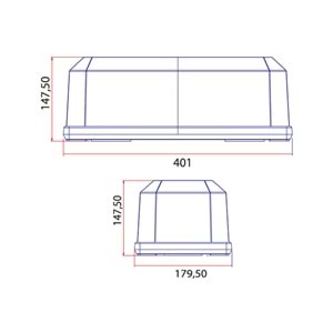 DONER LAMBA GALAKSI MIKNATISLI TRAFIK 12V H3 KIRMIZI-S
